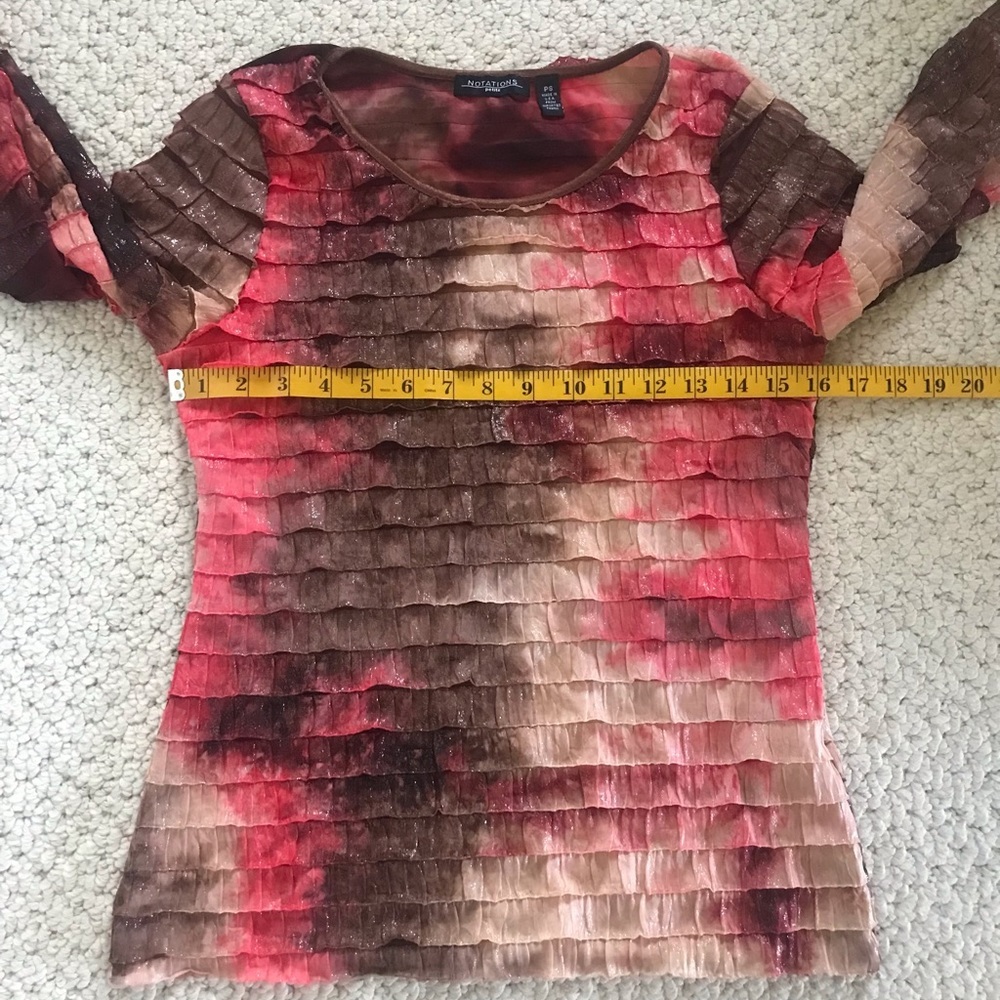 Notations Ruffled Layers Top - Picture 11 of 12